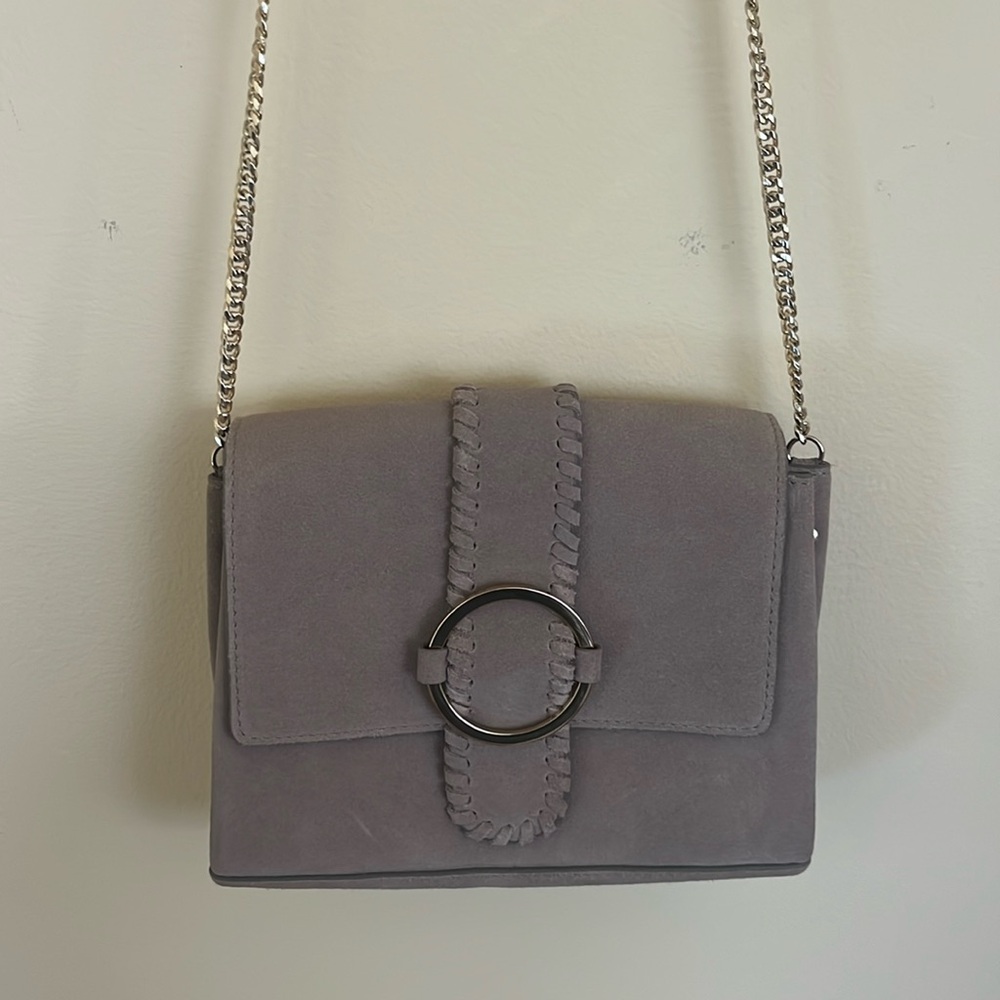 Taupe grey crossbody bag